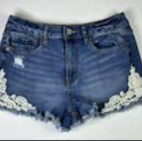 AEROPOSTALE High Wasted Shorty Junior's Size 4 - Picture 2 of 7